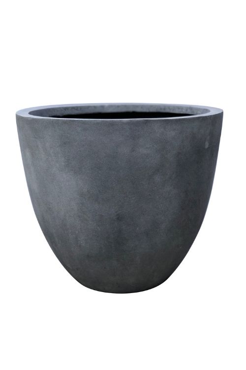 grey egg pot