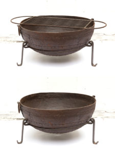 Sticks and Stones Outdoor - Vintage Kadai Bowl With Grill