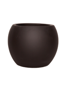 Sticks and Stones Outdoor - Globe Pot Matte Black