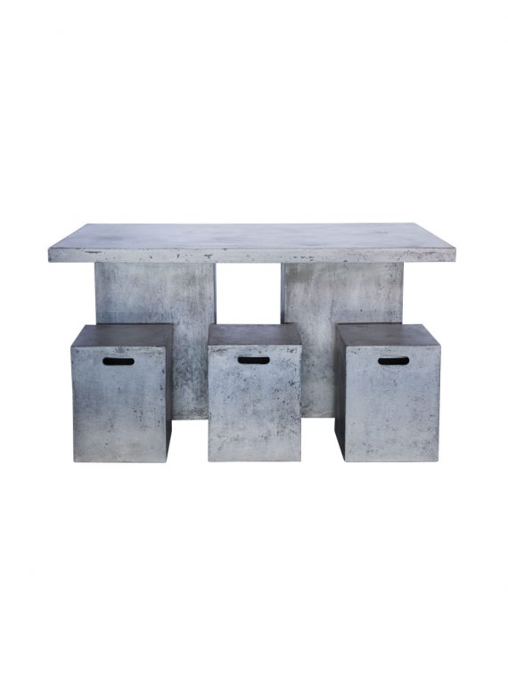 Home Sticks And Stones Outdoor Sticks And Stones Outdoor Lightweight Concrete Medium Table