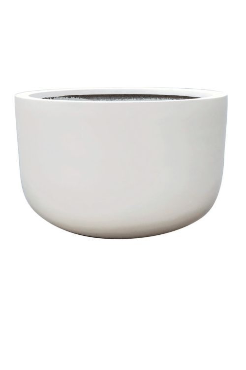 white basin pot